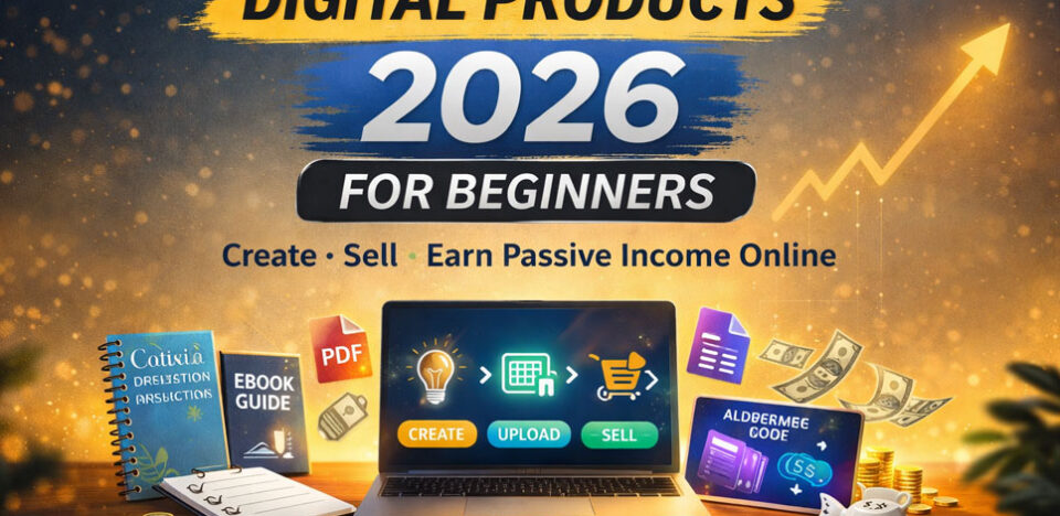 digital products 2026 beginner guide passive income online create sell digital products